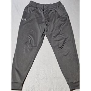 Under Armour Pants Mens Large Black Cold Gear Fleece Joggers Drawstring